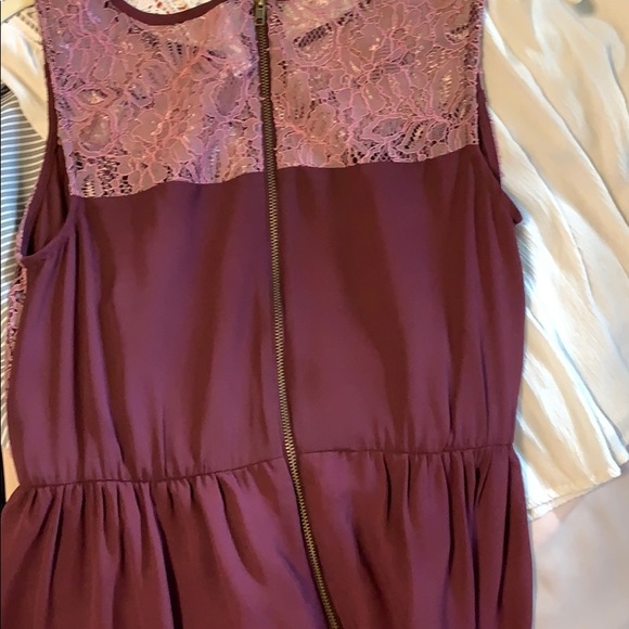 NWOT Maroon Floor Length Dress - Picture 2 of 3